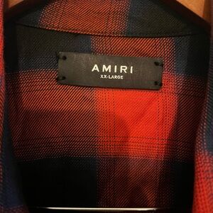 Men’s Amiri plaid shirt
